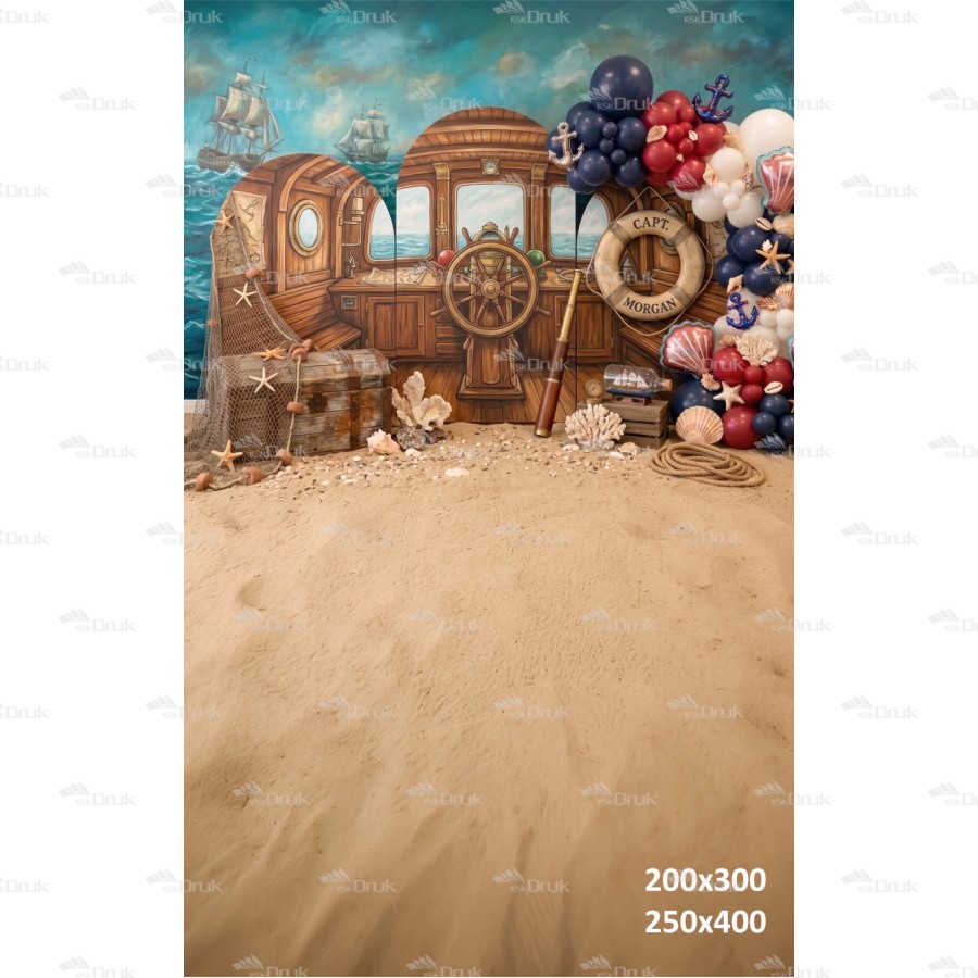 Tło fotograficzne „Ster kapitana – morska przygoda” | UB_872